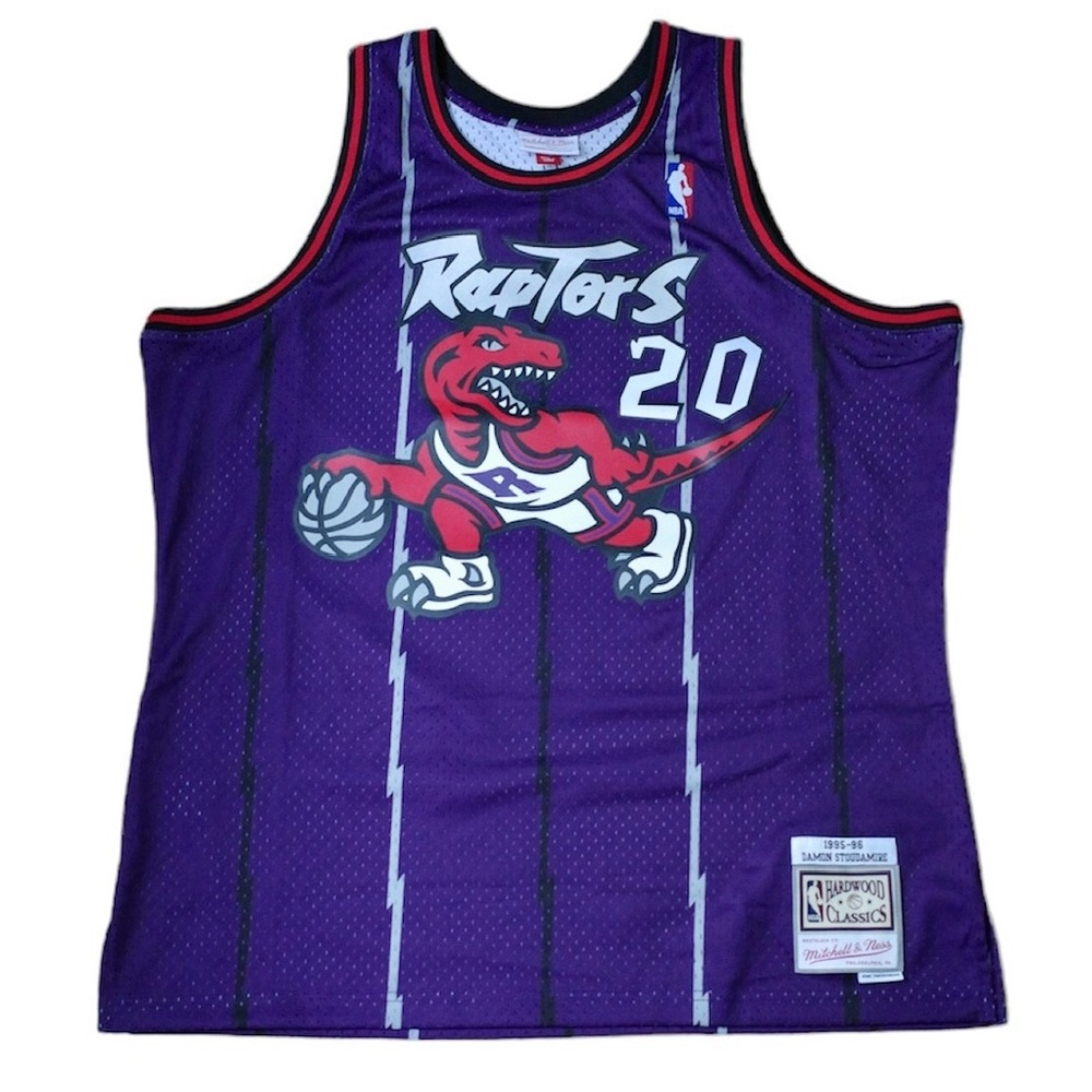 NWT Mitchell & Ness Toronto Raptors 1995-96 Damon Stoudamire Swingman Jersey XL